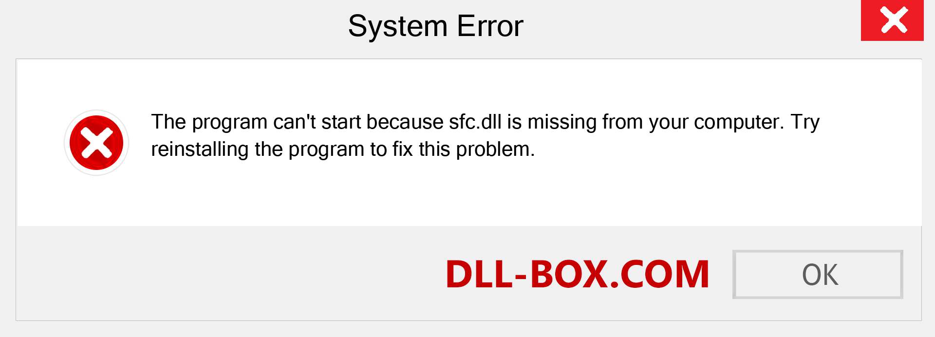 sfc.dll file is missing?. Download for Windows 7, 8, 10 - Fix  sfc dll Missing Error on Windows, photos, images